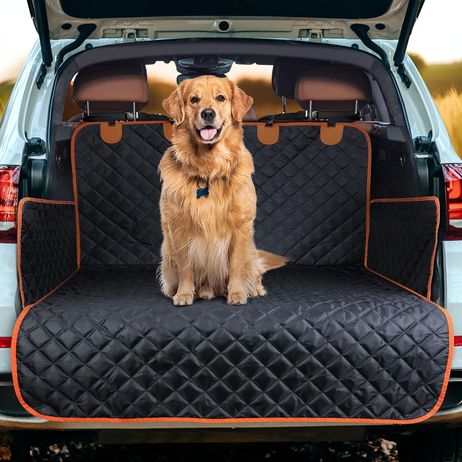 Detalle de JOEJOY Car Boot Protector for Dogs — Adjustable Boot Liner
