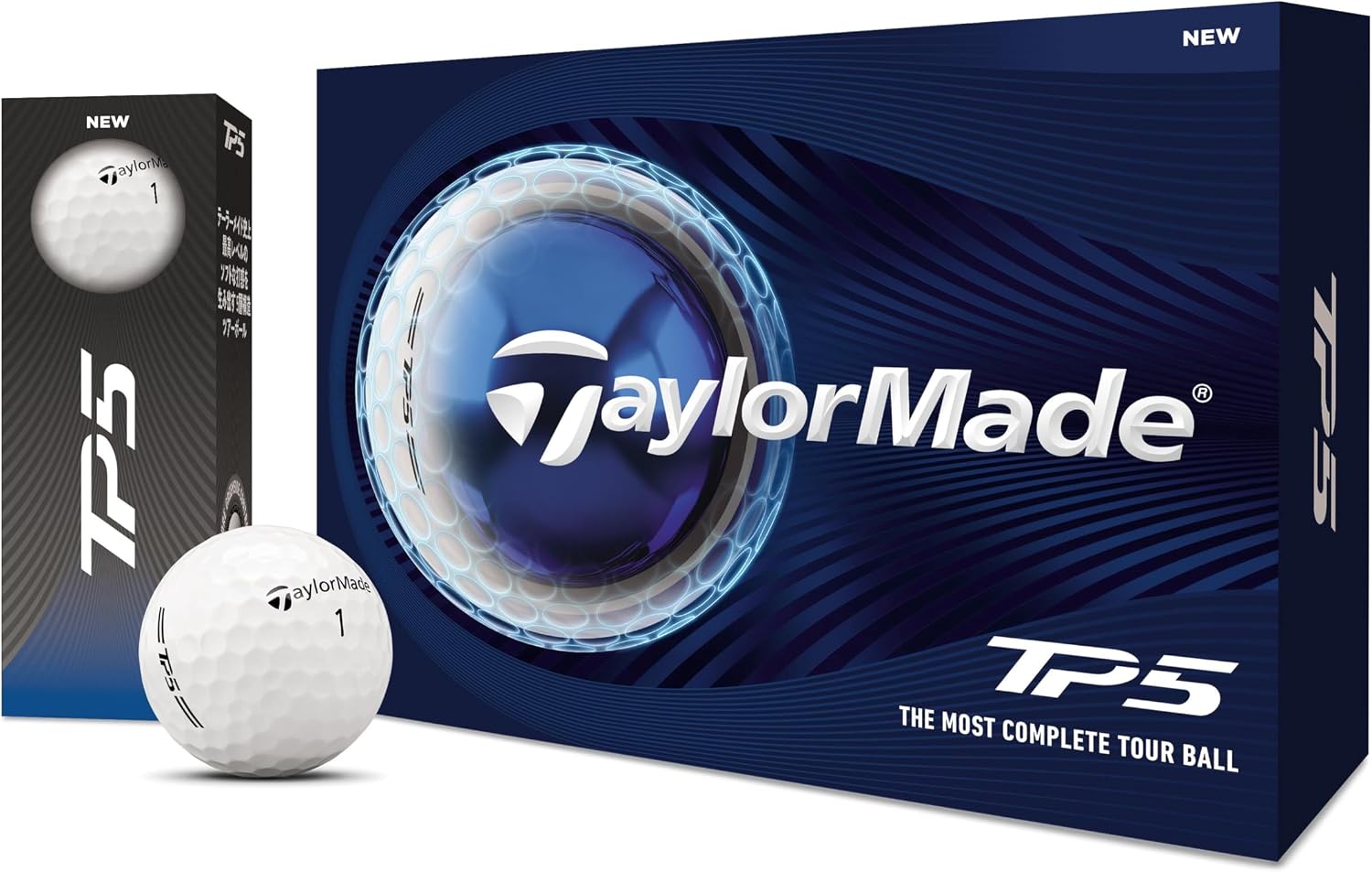 Detalle 2 de TaylorMade TH726 TP5/TP5x 2026年モデル ゴルフボール 5ピース・ソフトな打感