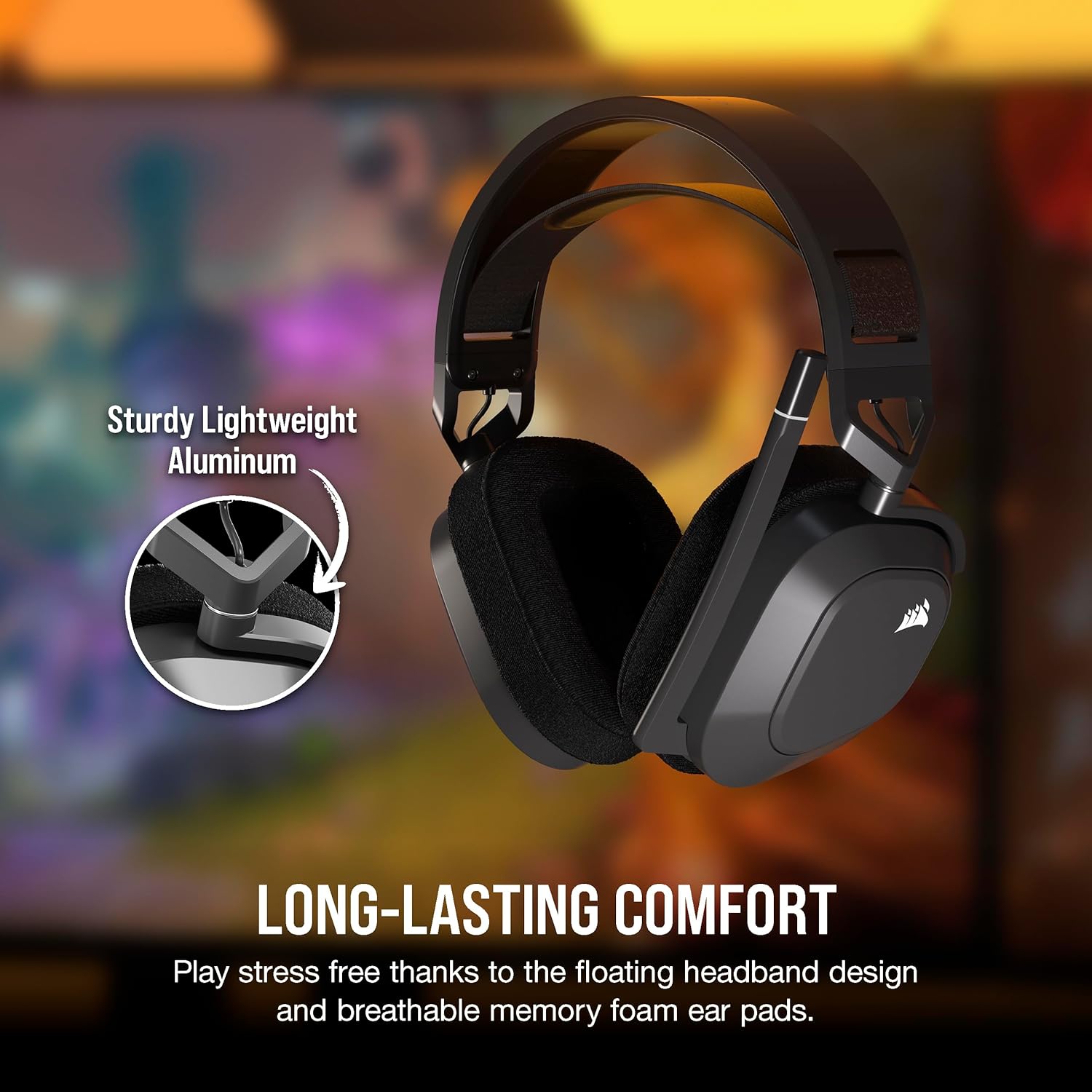 Thumbnail 3 de Corsair HS80 MAX Wireless Multiplatform Gaming Headset