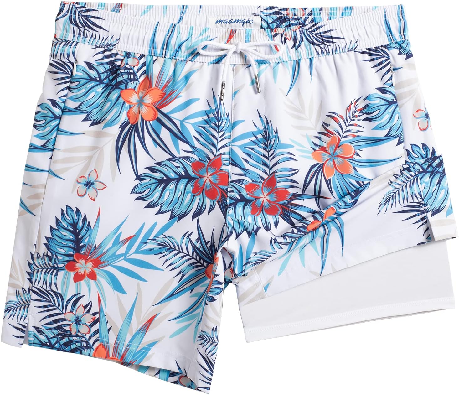 Thumbnail 6 de maamgic 2-in-1 Mens Swim Trunks 7-inch board shorts
