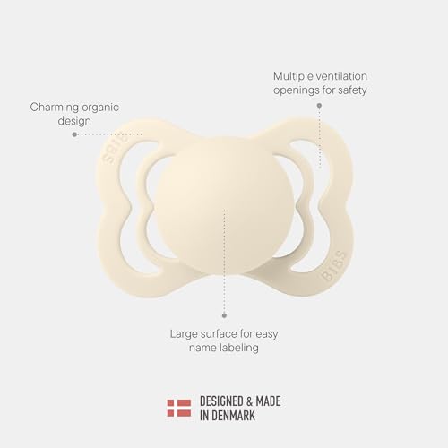 Detalle 2 de BIBS Supreme Schnuller 2er-Pack: 0-6 Monate