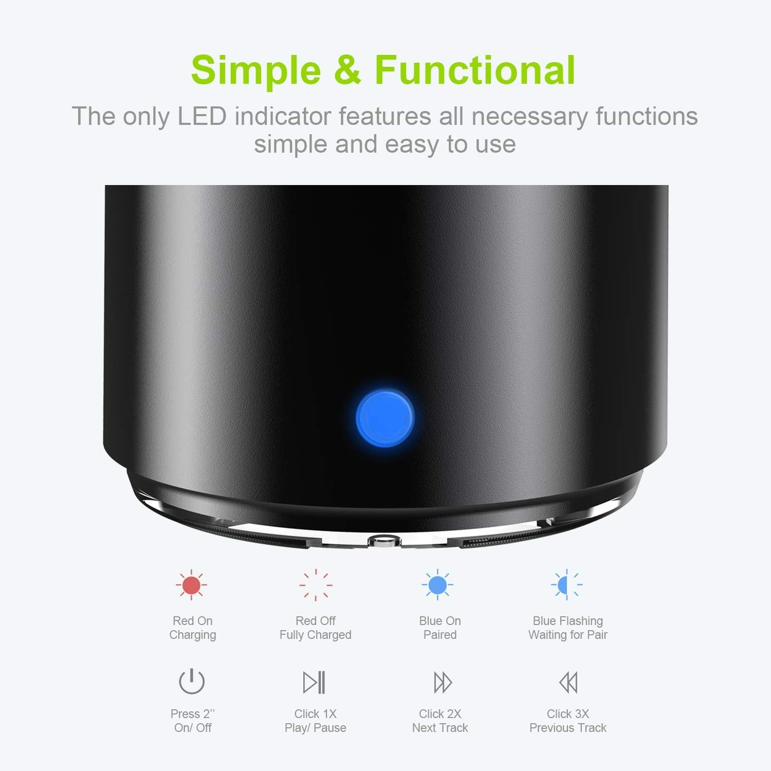 Thumbnail 4 de EWA A106 Pro wireless mini Bluetooth speaker 12h