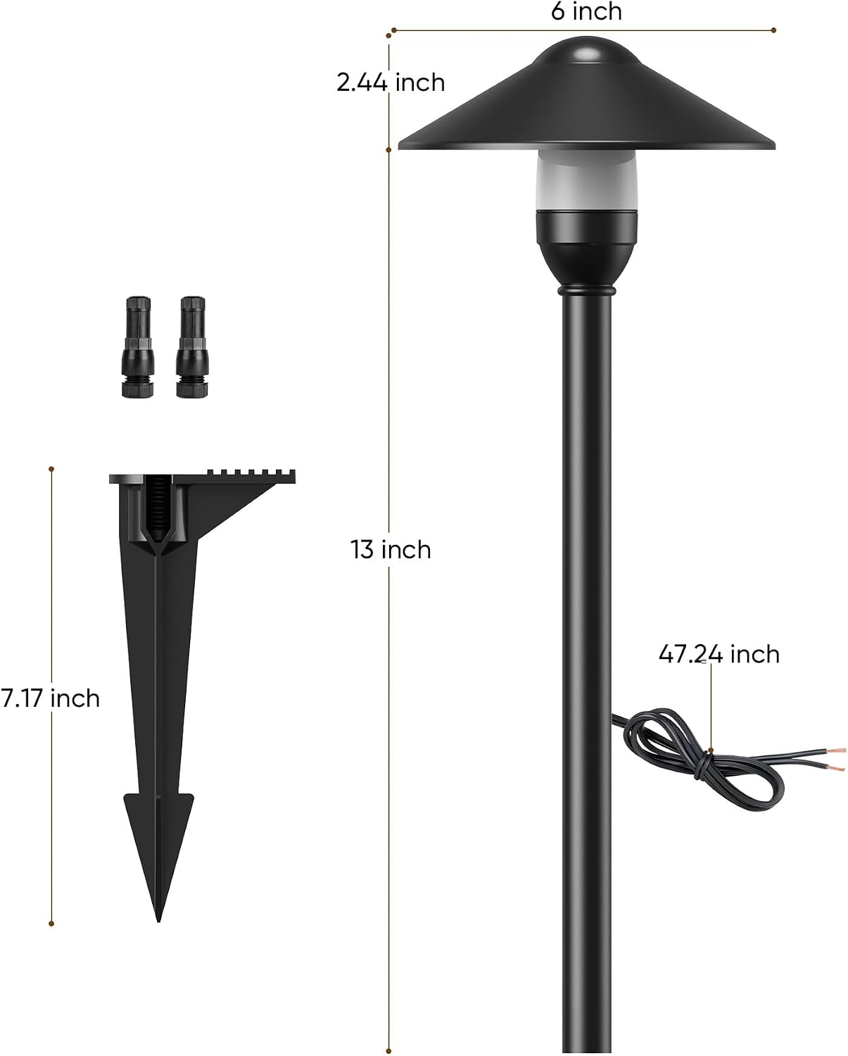 Thumbnail 6 de Low-Voltage Pathway Lights with Replaceable G4 Bulb