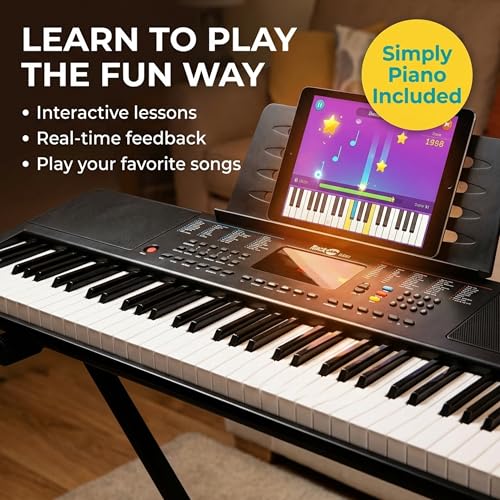 Detalle de RockJam RJ361 61 Key Compact Keyboard Piano for Beginners