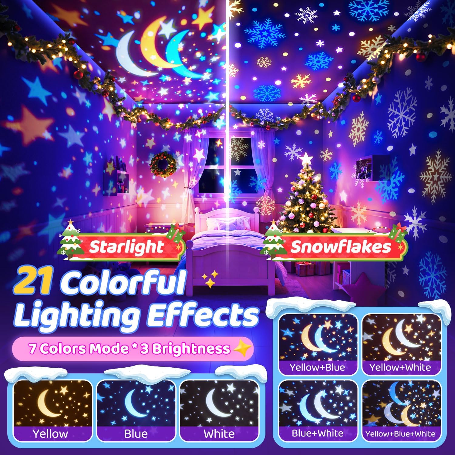 Thumbnail 4 de Onefire Night Light Star Projector for Kids