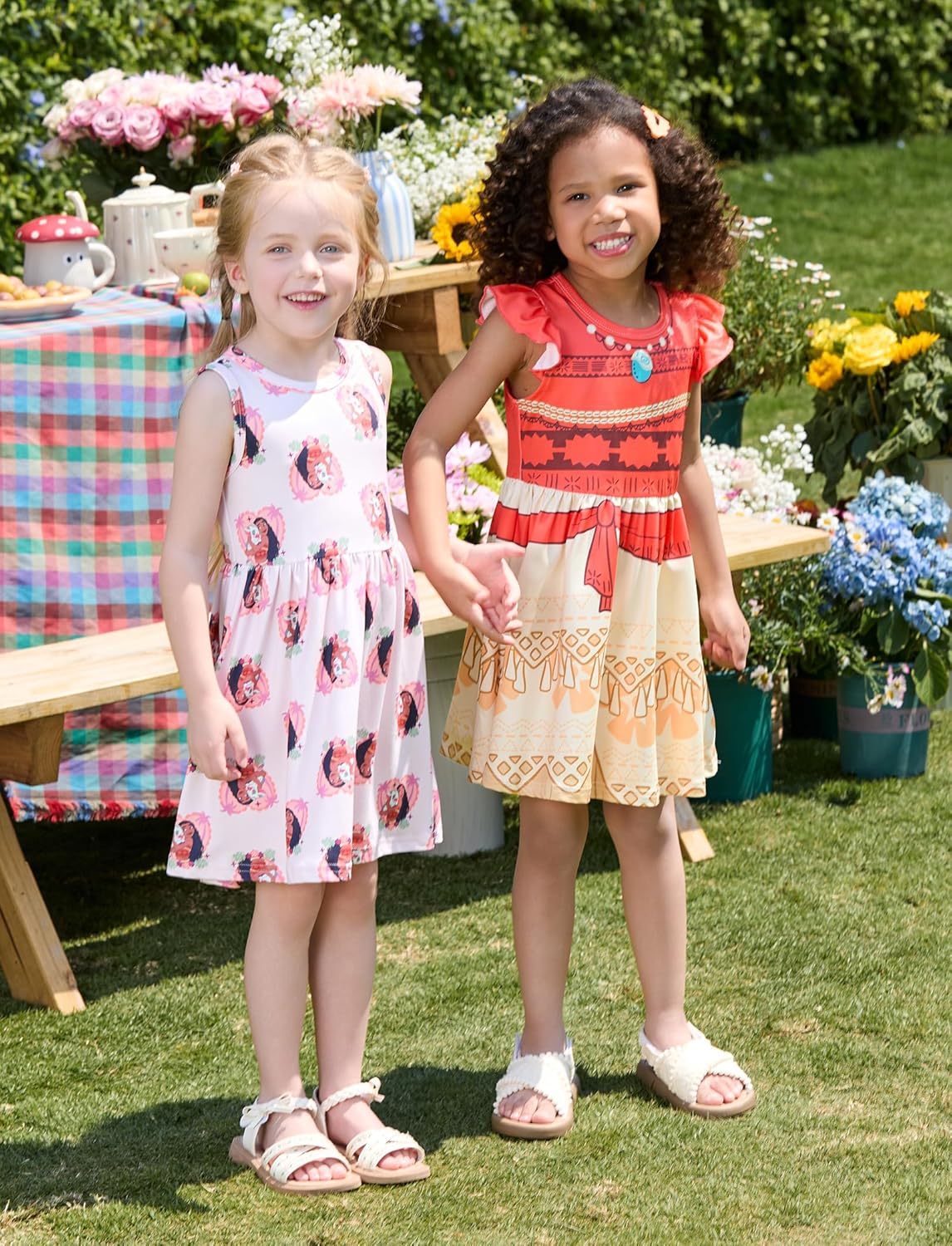 Thumbnail 1 de Disney Princess 2-Pack Toddler Dresses (Elsa, Minnie, Stitch) for Ages 2–13 Years