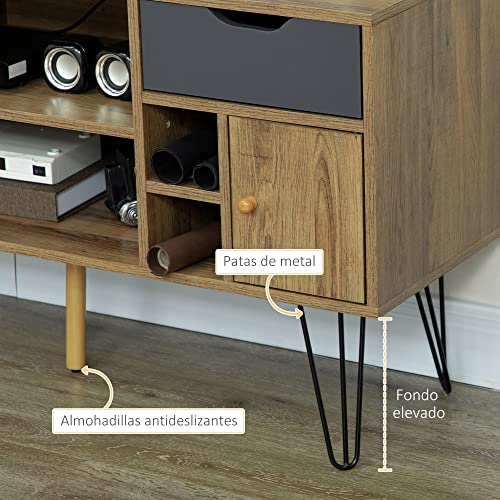 Thumbnail 5 de HOMCOM Mueble de TV 4 Cajones 🛋️ para Televisor hasta 50"