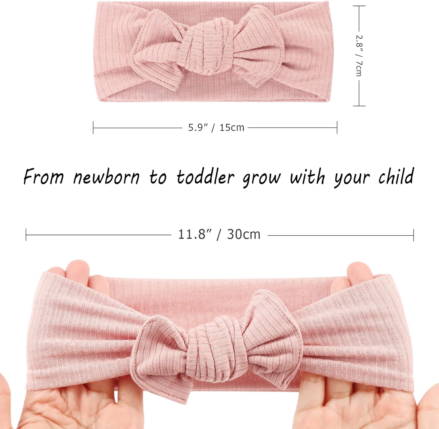 Thumbnail 1 de DRESHOW Bandeaux turban bébé fille en nylon – lot de 5, taille unique