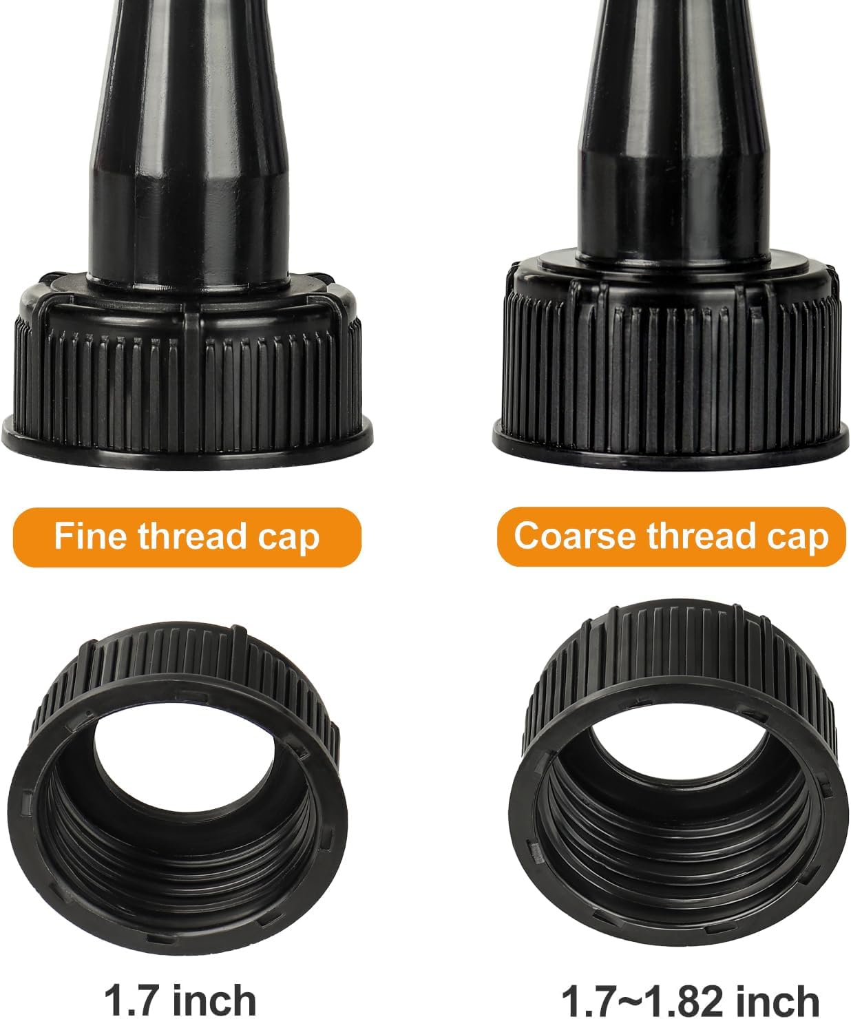 Thumbnail 3 de Qilinba Gas Can Spout Replacement 3 Kits: Upgraded Fuel Tank Spout with Flexible Nozzle