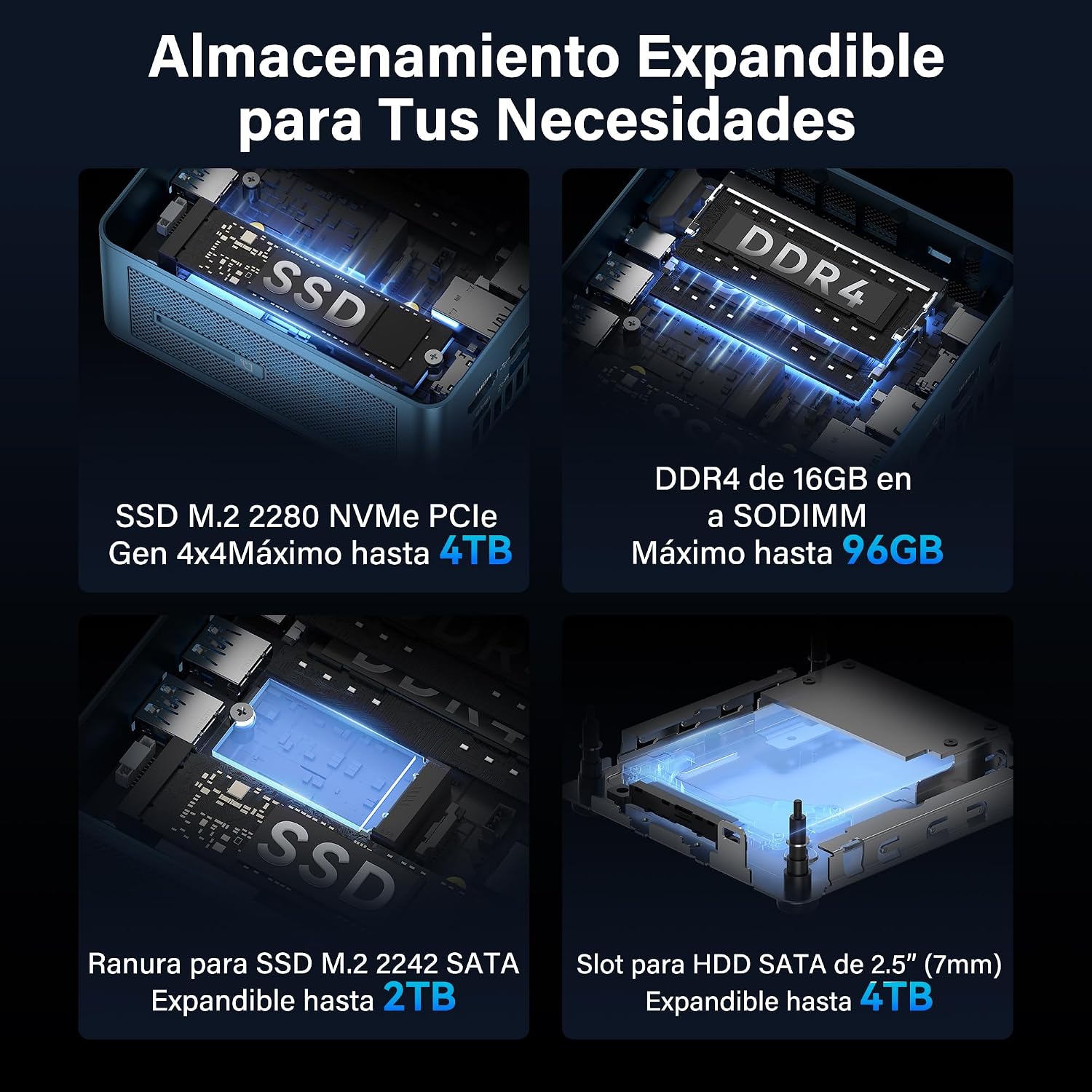 Detalle 2 de GEEKOM IT12 Mini PC