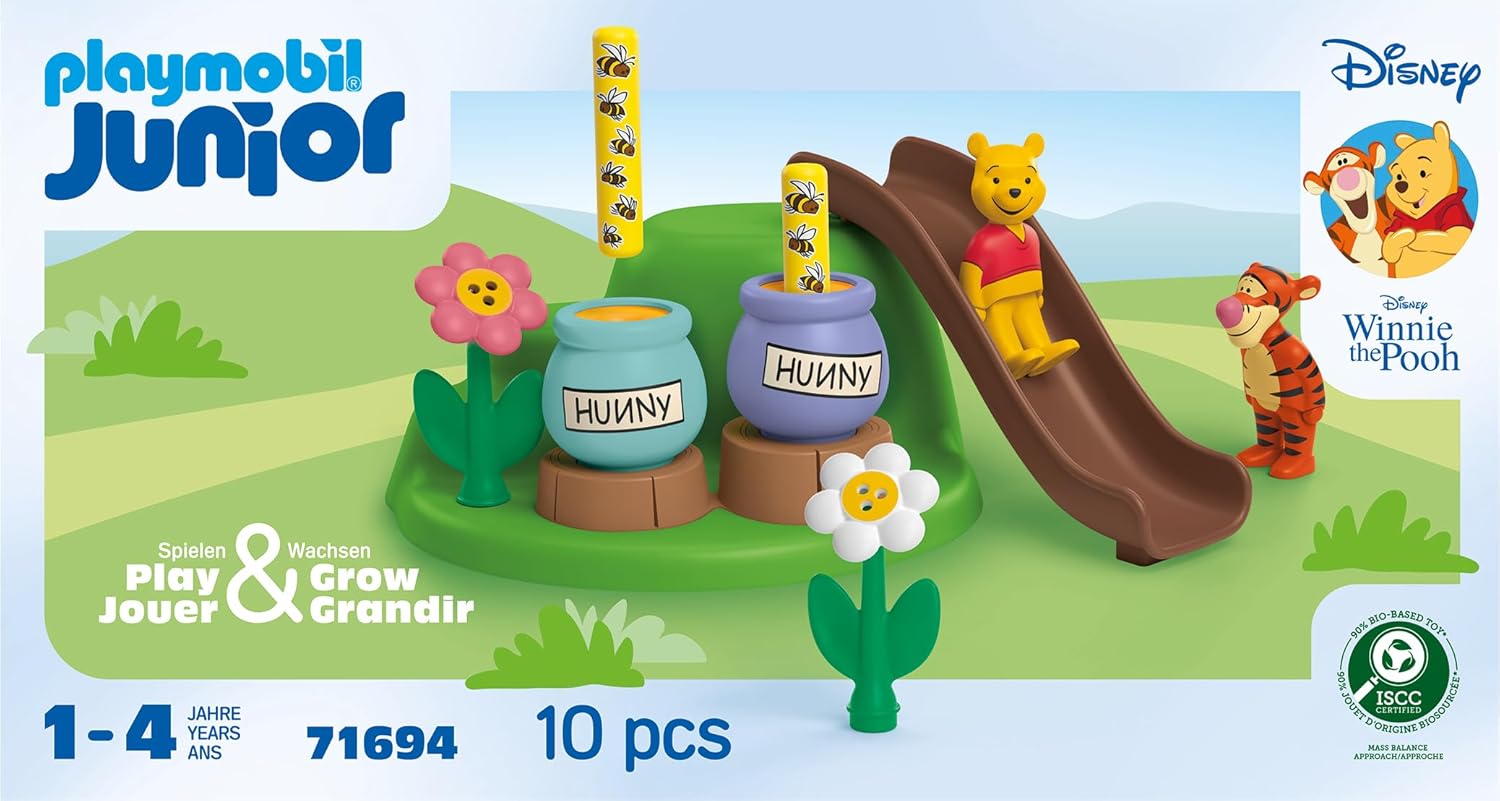 Thumbnail 4 de PLAYMOBIL JUNIOR Disney Winnie Puuhs Bienengarten 71694