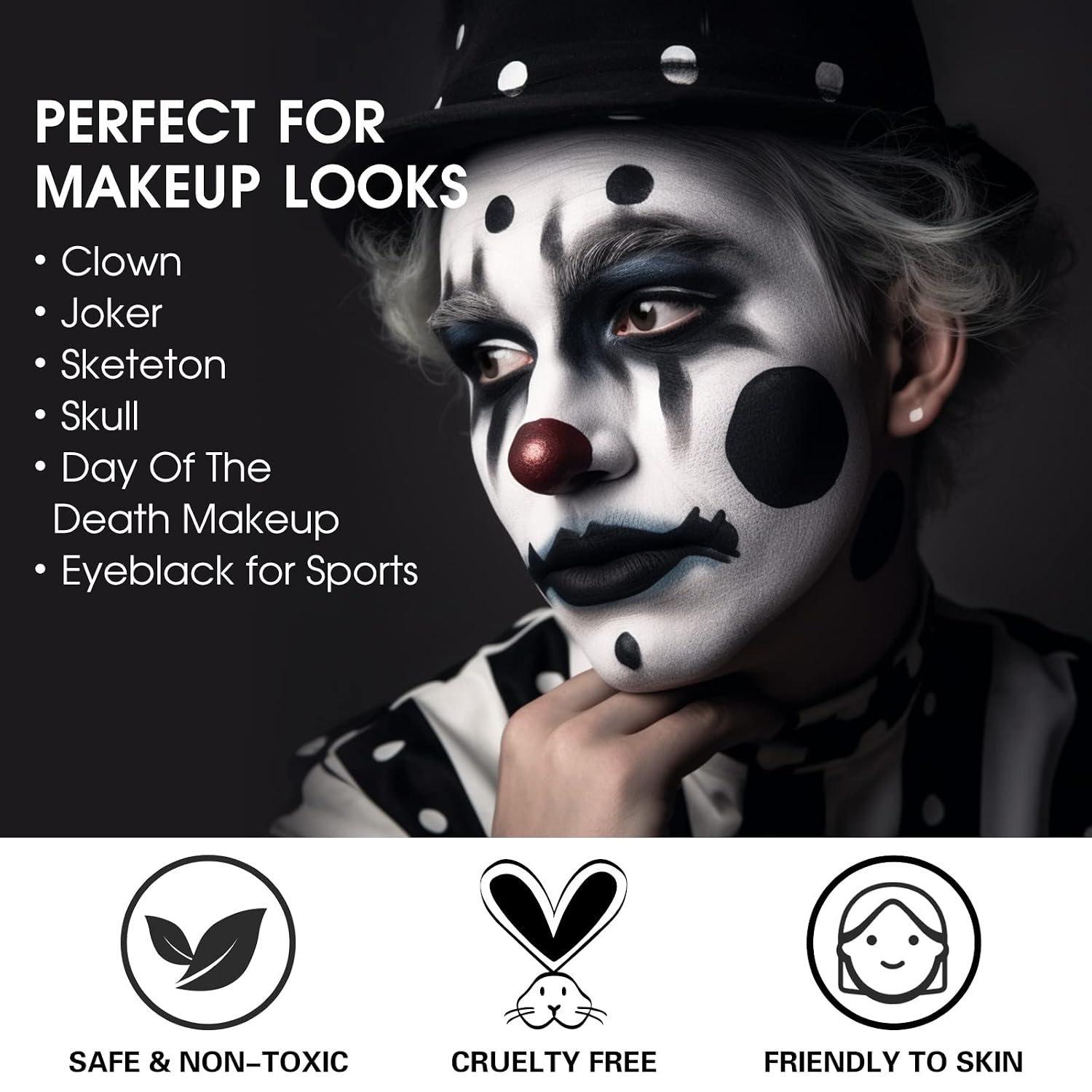 Detalle 2 de BOBISUKA Face Paint Stick Set with Setting Powder