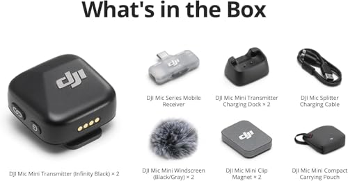 Thumbnail 6 de DJI Mic Mini (2 TX + 1 Mobile RX): Ultra-light Wireless Mic System