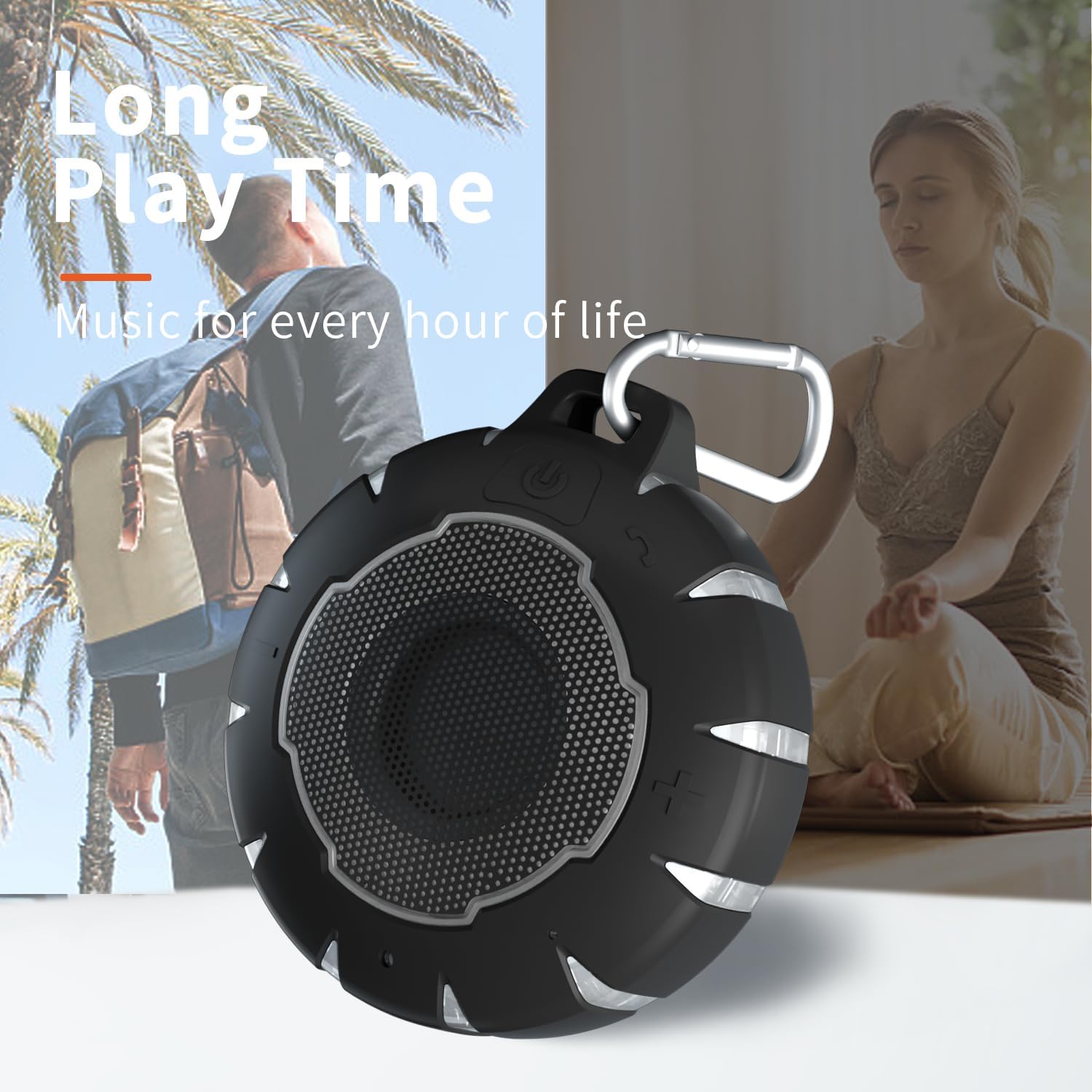 Detalle 2 de HEYSONG Waterproof Shower Speaker 12H