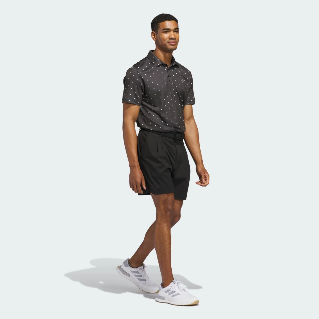 Thumbnail 2 de Adidas POLO PERFORMANCE PRINTED, polo negro estampado