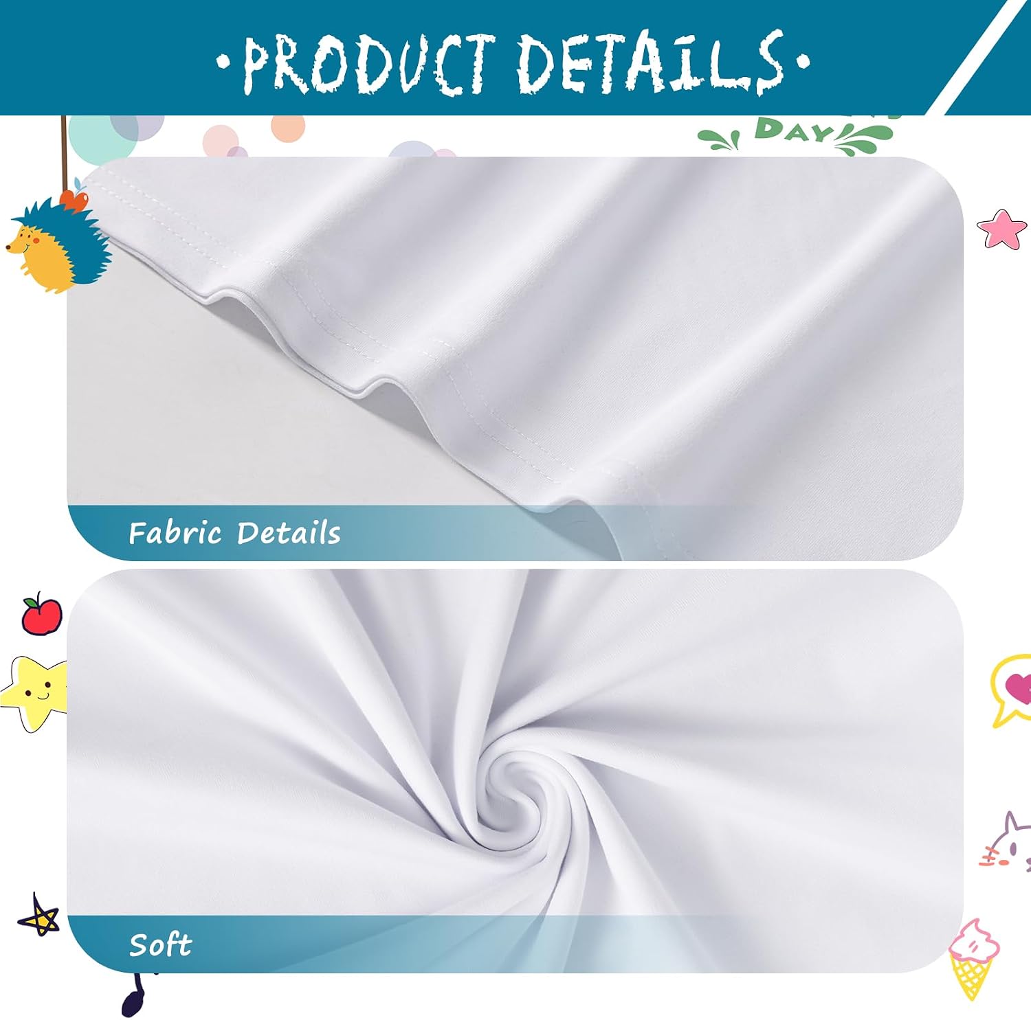 Detalle 1 de METFUIN Toddler T-Shirt, 100% Polyester