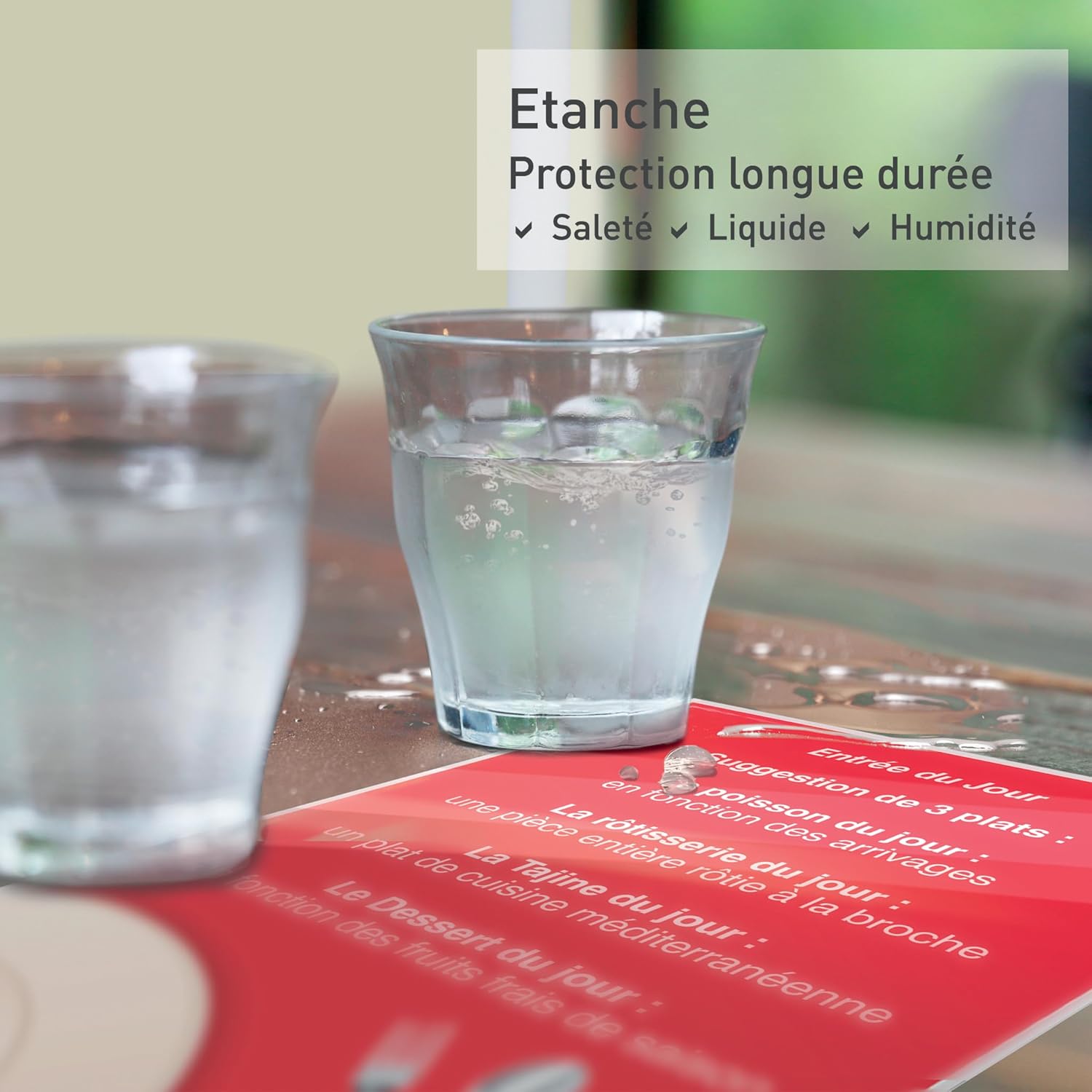 Thumbnail 1 de Leitz 74780000 pochettes de plastification A4 (80 microns), transparentes et brillantes — pack de 100