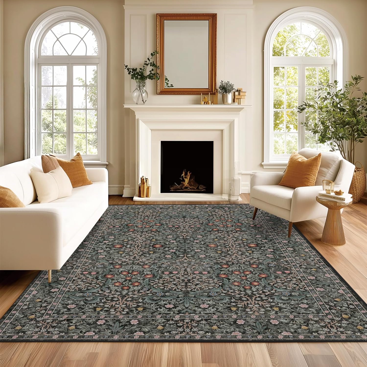 Detalle de Urownmat 8x10 Washable Rug 🛋