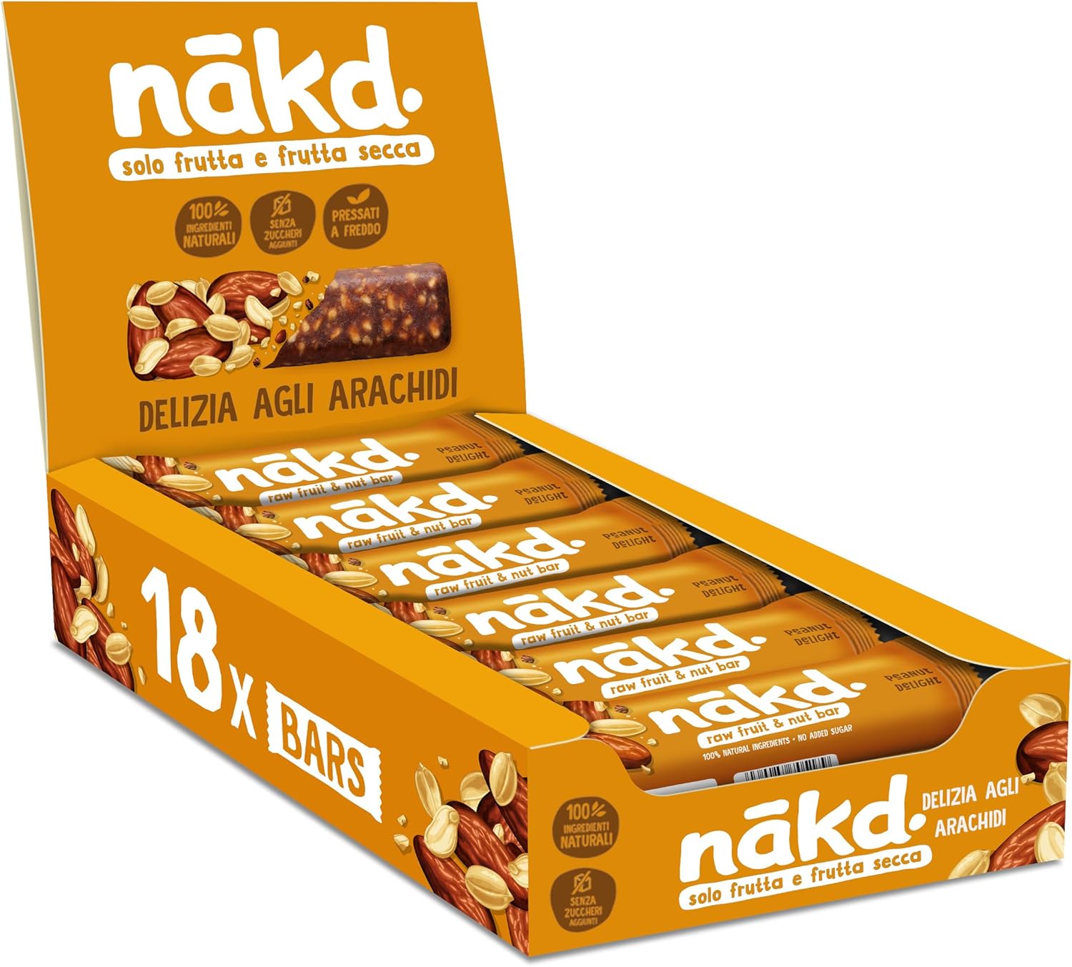 Thumbnail 6 de Nākd. Delizia al Cacao – Barrette crude con frutta e frutta secca
