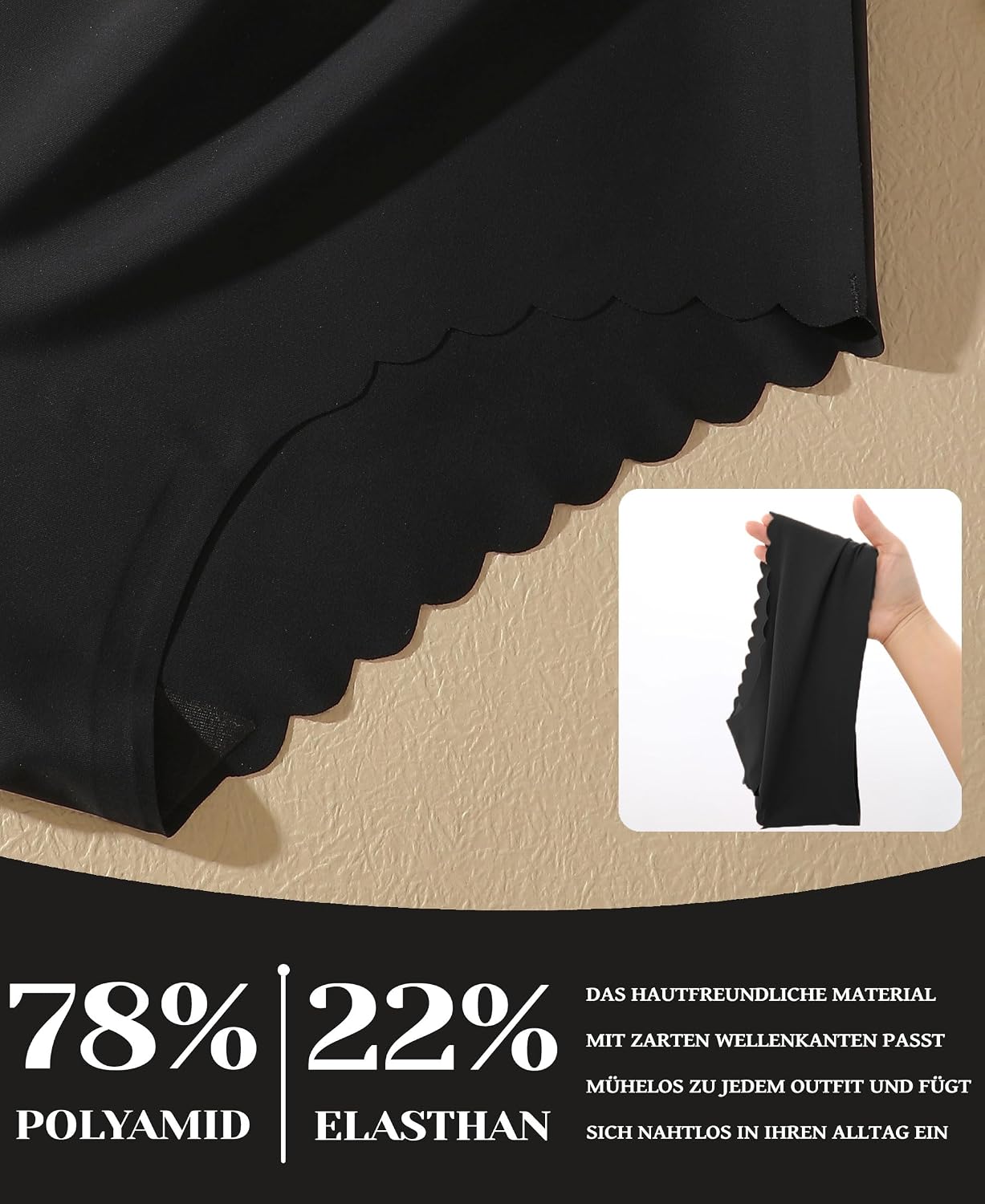 Thumbnail 4 de Nahtlose High-Waist Unterhose 6er-Pack