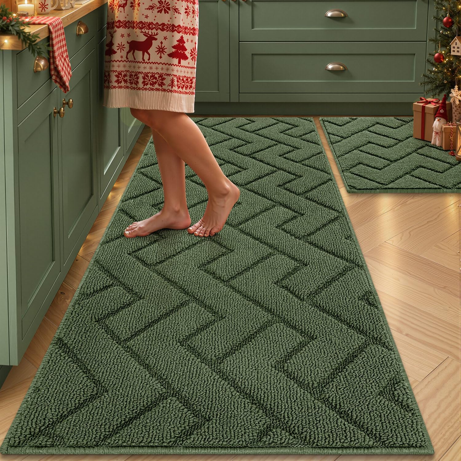 Detalle de Hicorfe Kitchen Runner Rug, 20 x 48 in.