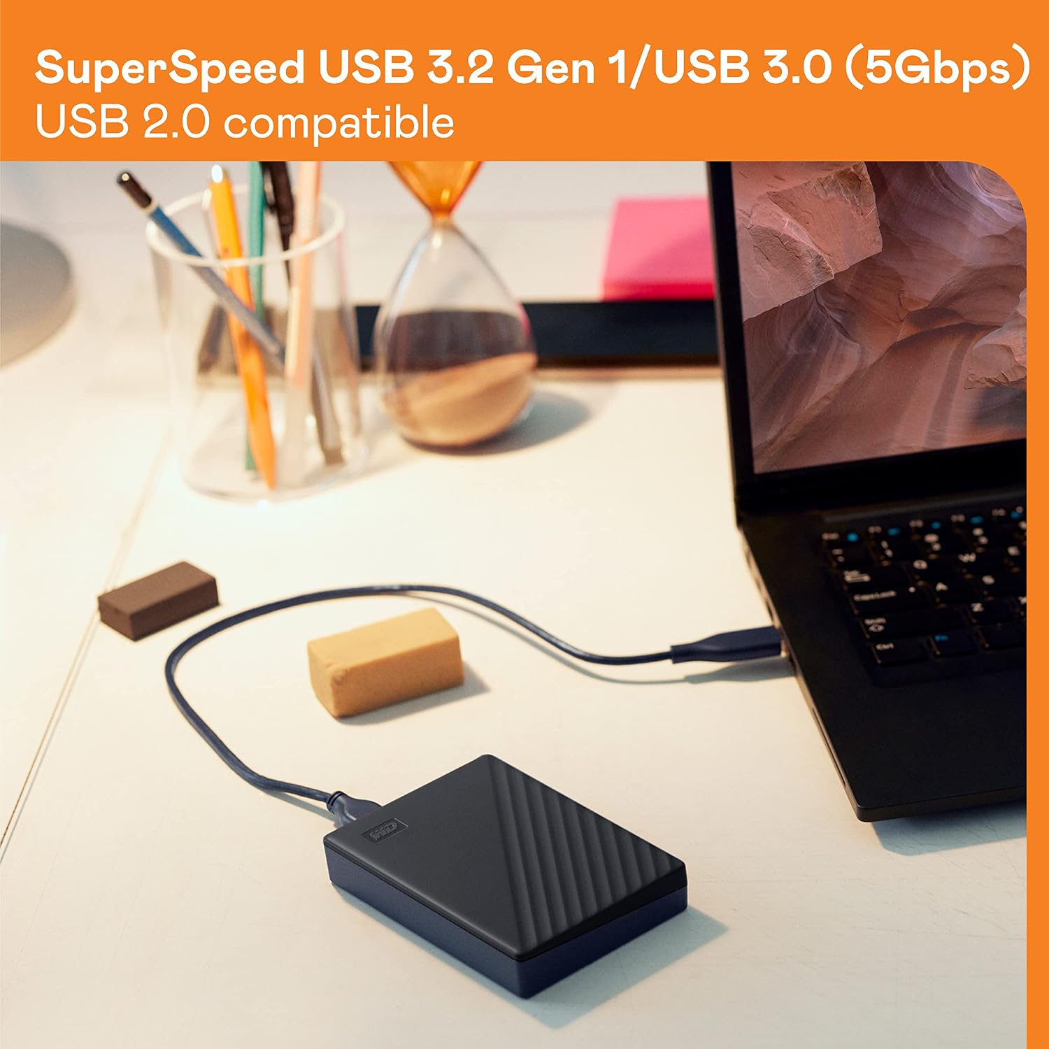 Thumbnail 5 de ウエスタンデジタル My Passport 2019 WDBR9S0060BBK-WESN ポータブルHDD 6TB USB 3.0・暗号化対応