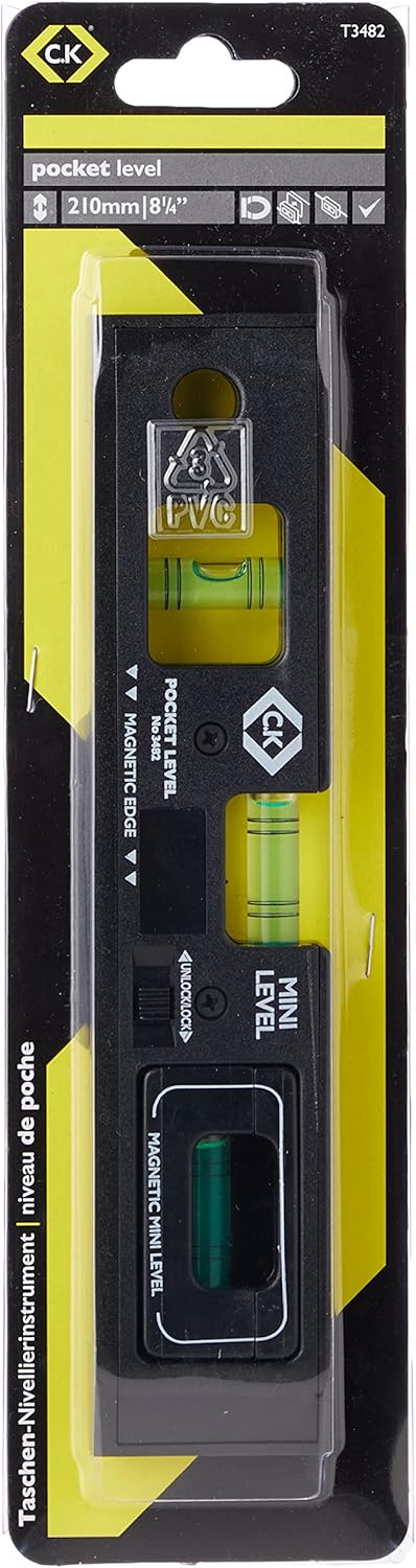 Thumbnail 3 de C.K T3482 210mm pocket spirit level