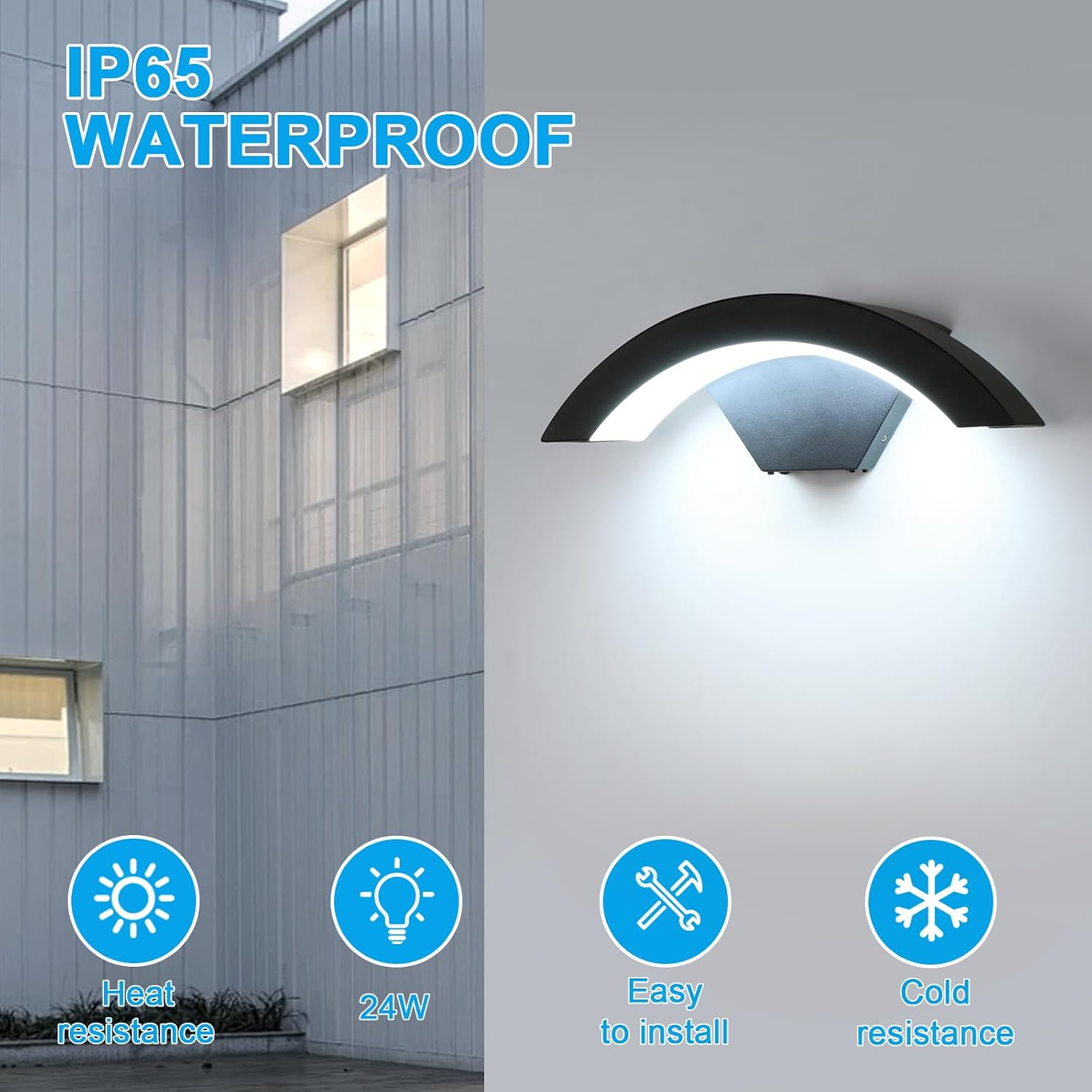 Thumbnail 1 de SENQIU Outdoor wall light LED, 24 W