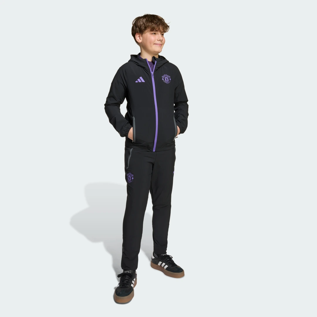 Detalle de Chaqueta Manchester United Tiro 25 Competition Vis Tech Travel de Adidas