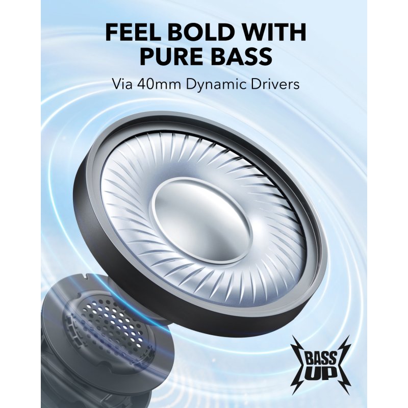 Detalle 2 de soundcore H30i auriculares inalámbricos