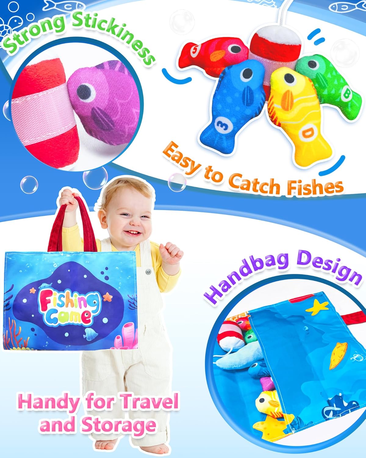 Thumbnail 4 de Gagule Montessori Fishing Toy Set for 12–18 Months (22-Piece Toddler Fishing Game)
