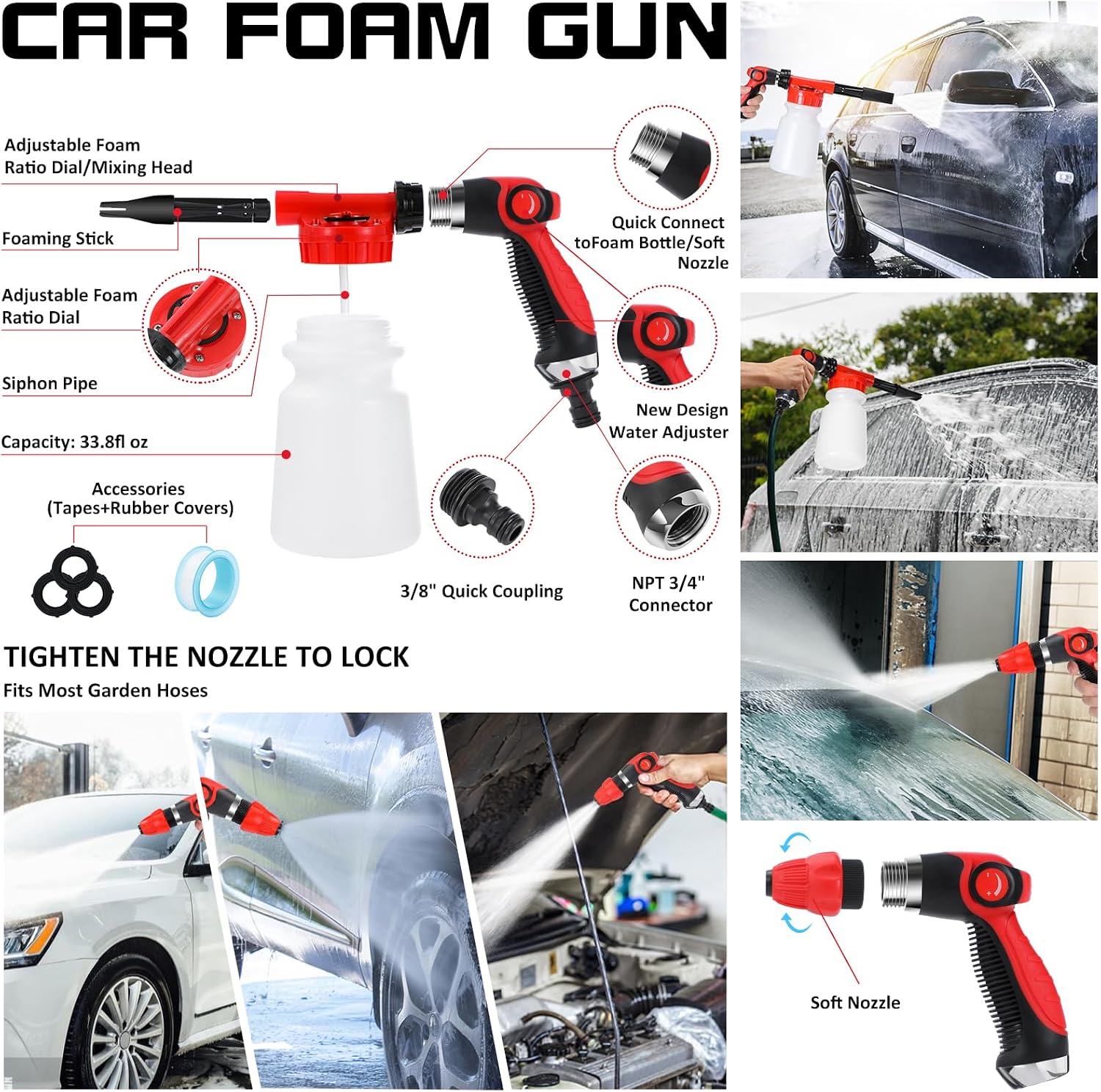 Detalle de AUTODECO 42-piece car wash kit