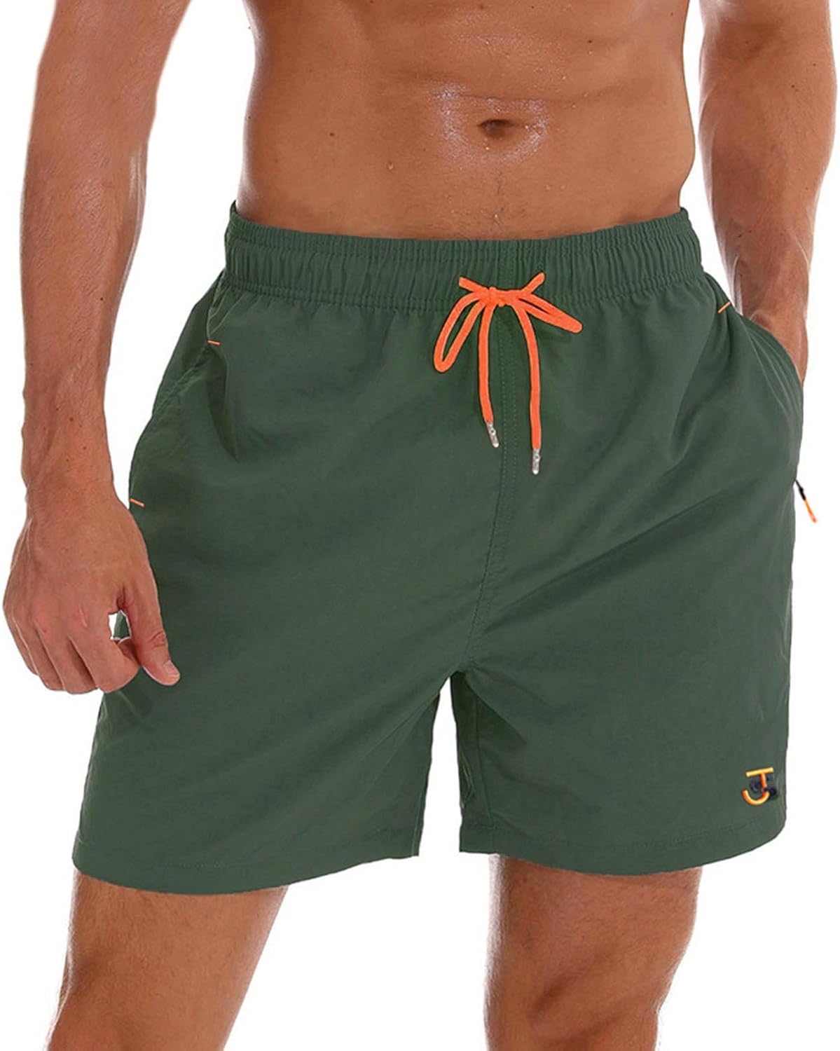 Thumbnail 6 de JustSun Men’s Swim Shorts with Zip Pockets, Mesh Lining, Quick-Dry and Waterproof Performance
