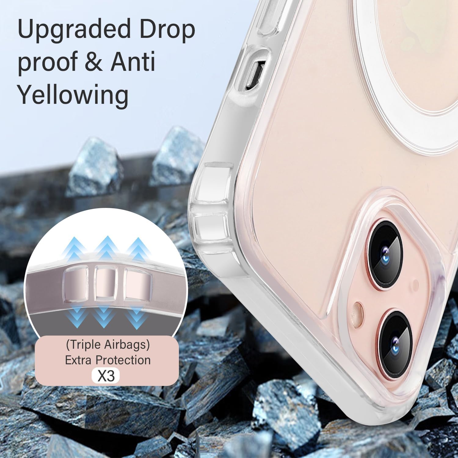 Thumbnail 5 de DiDaDi Handyhülle iPhone 14 Pro Transparente Hülle mit Band