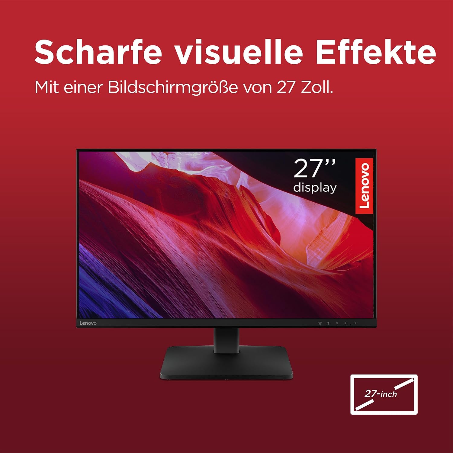 Thumbnail 4 de Lenovo L27qe 27" QHD Monitor