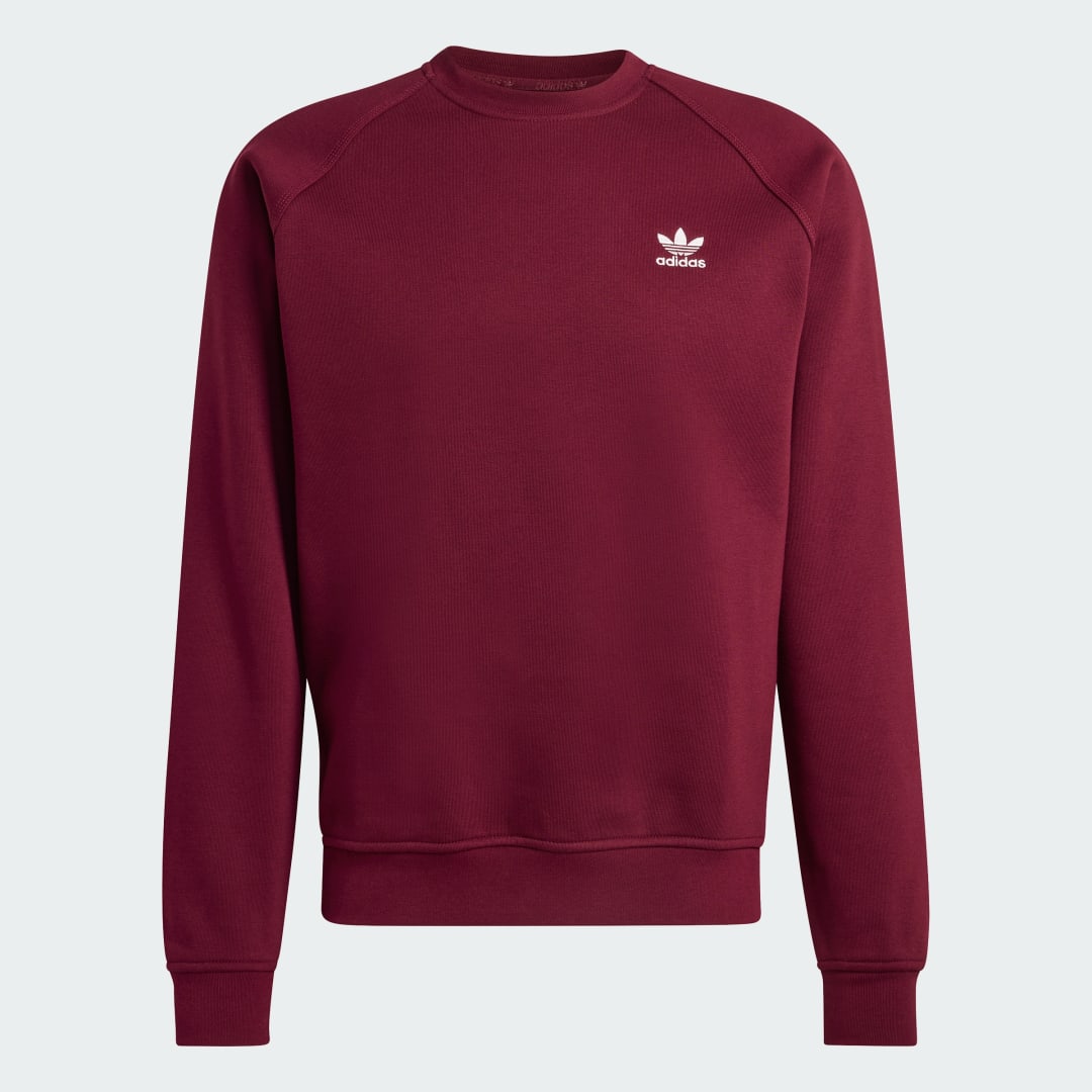 Detalle 2 de Adidas Sudadera felpa esencial Burgundy