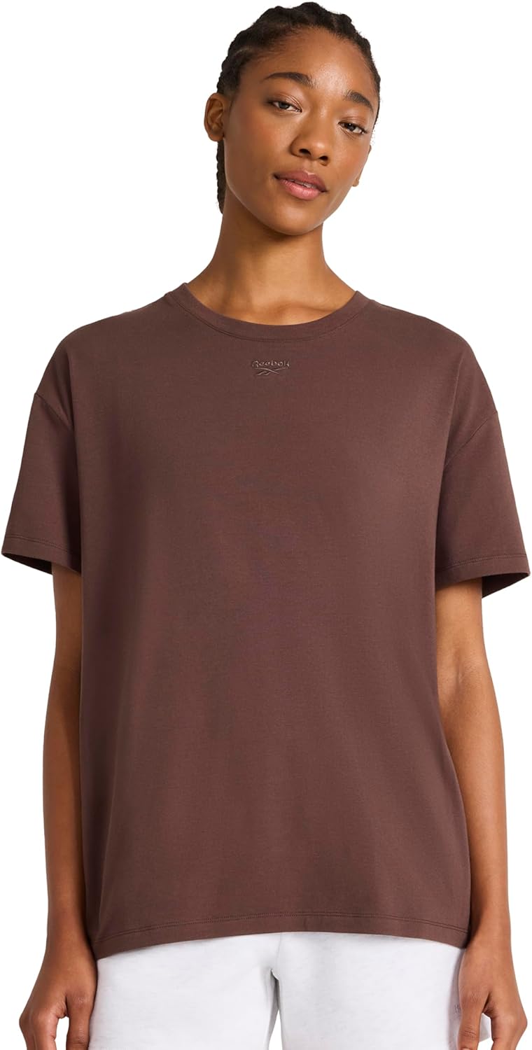 Thumbnail 6 de Reebok Women's Embroidery Hit Graphic Crewneck T-Shirt: Lightweight Stretch Cotton, Standard Fit