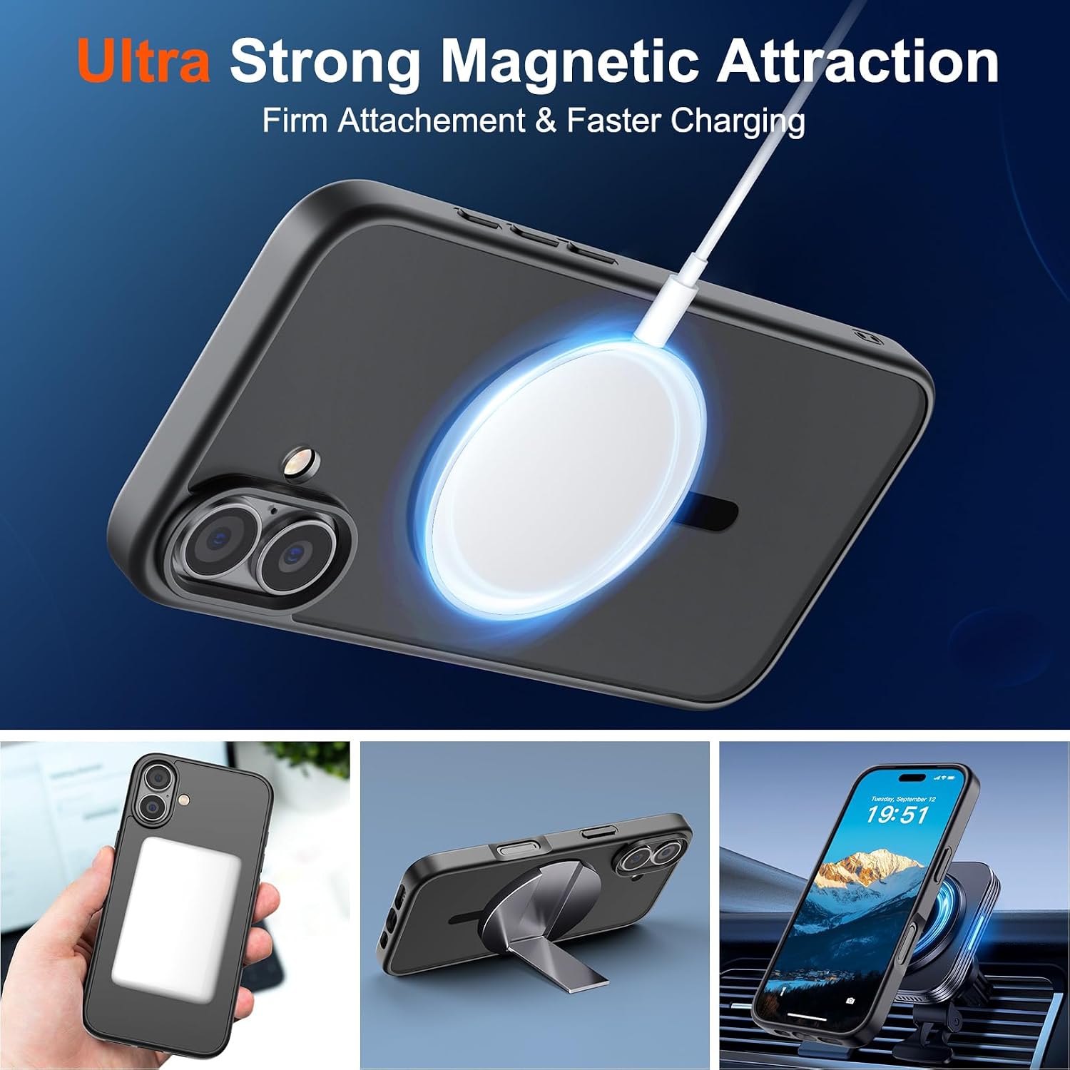 Thumbnail 4 de SUPFINE iPhone 17 Magnetic MagSafe Case, Military-Grade Protection