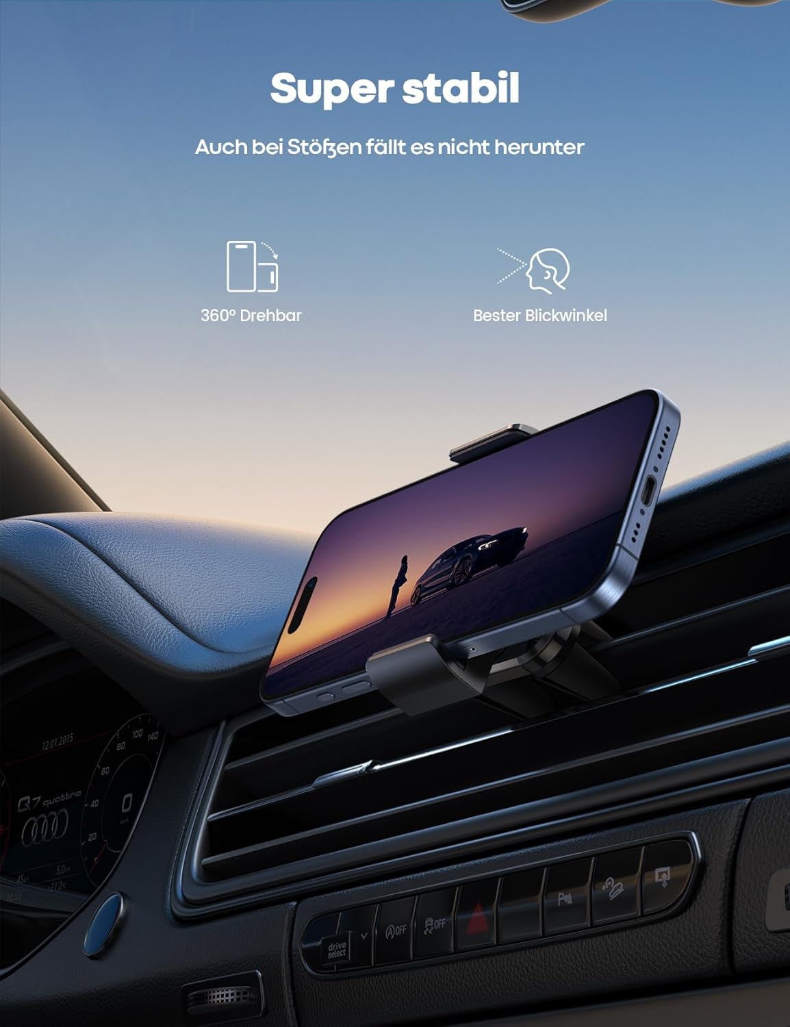 Detalle de Lamicall Handy Autohalterung 6,5 Zoll
