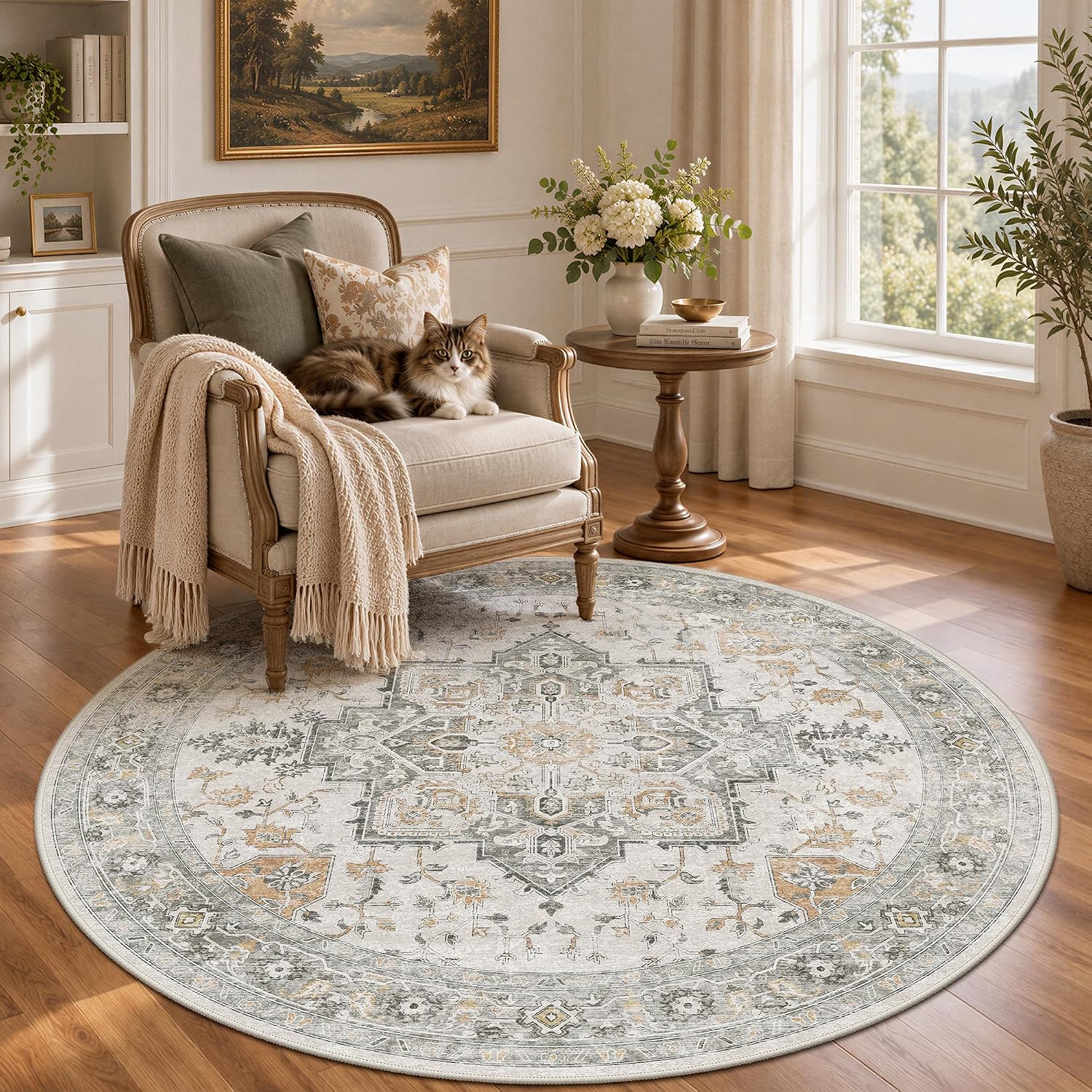 Thumbnail 4 de GENIMO 5FT Round Area Rug