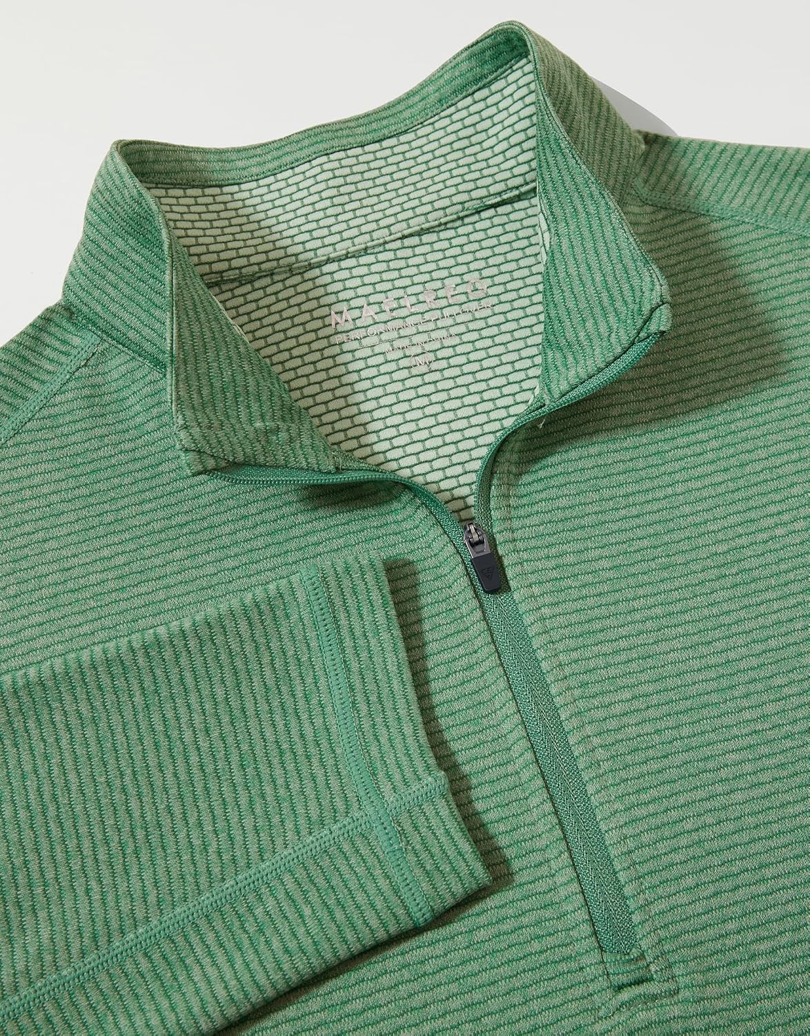 Detalle de M MAELREG Quarter-Zip Pullover Mock Neck