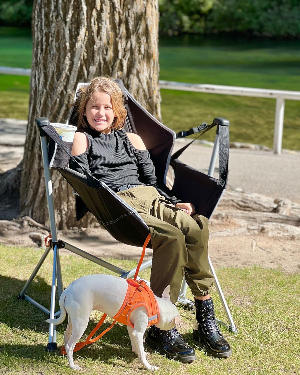 Thumbnail 1 de KingCamp Hammock Camping Chair with Adjustable Recline (Up to 400 lbs) — Oversized Portable Rocking Camp Chair