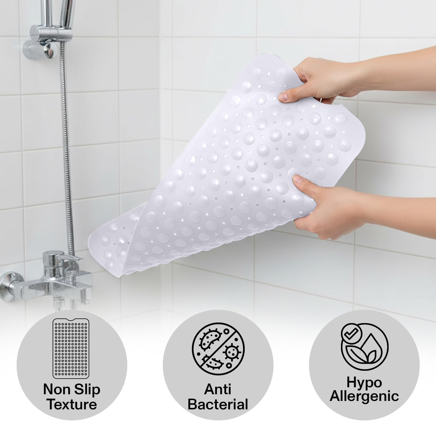 Detalle de MOONLIGHT20015 70x38cm non‑slip shower mat