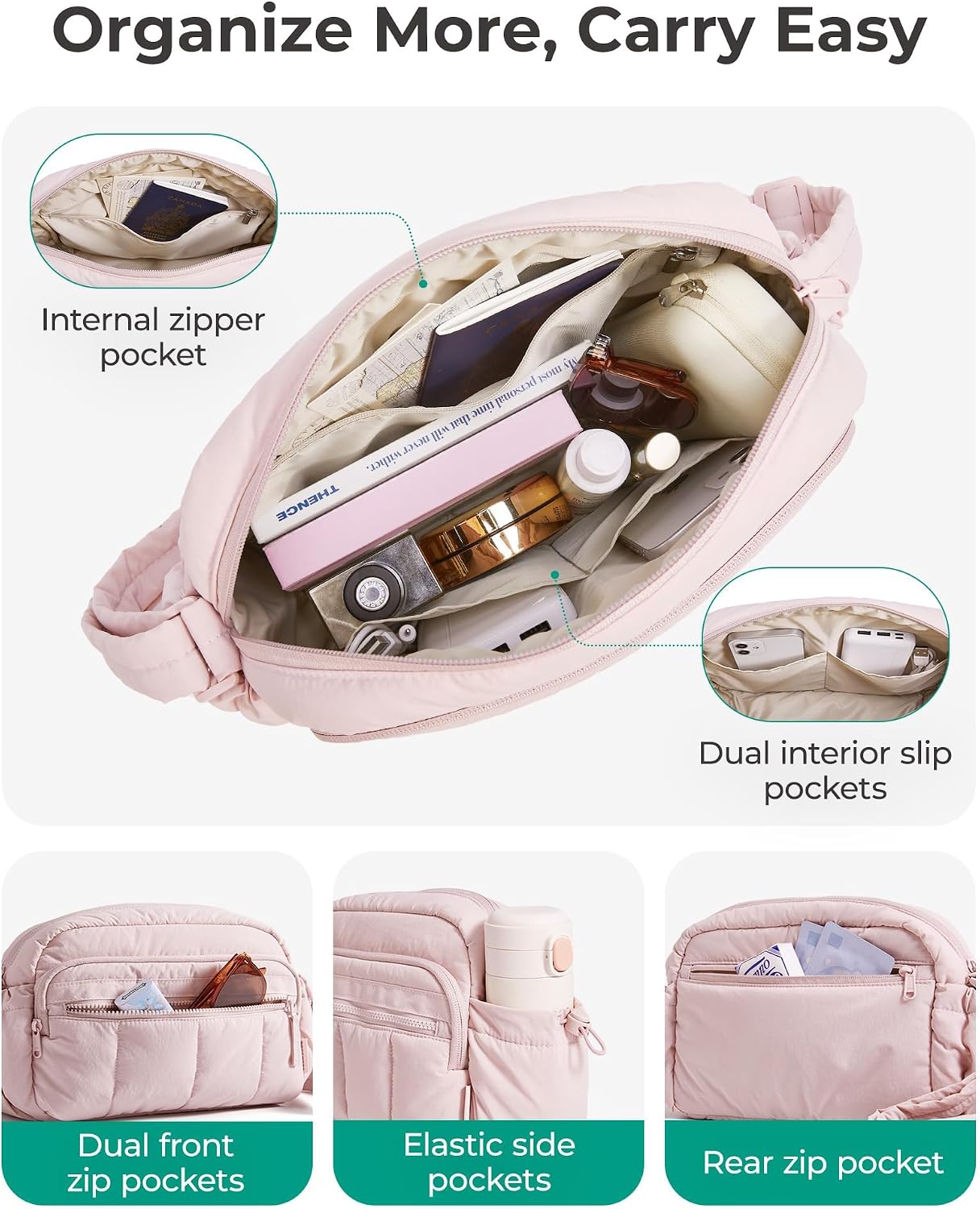 Thumbnail 3 de bagsmart Crossbody Bag for Women 0.6lb