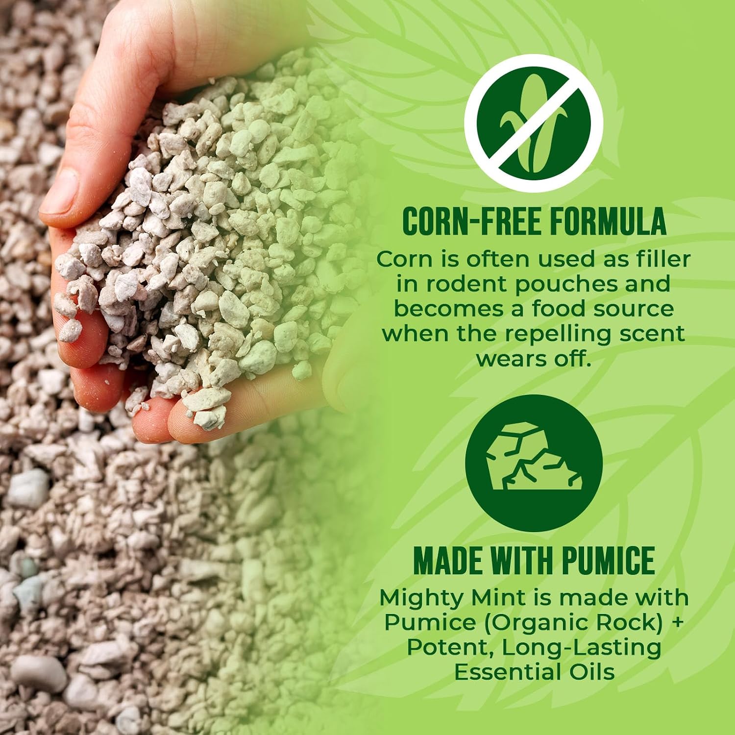 Detalle de Mighty Mint MP-012-MM Mouse Repellent Pouches, 12 Count with Glue Dots