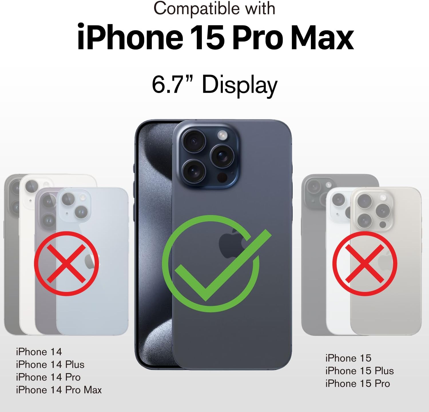 Thumbnail 1 de VENA vCommute Wallet Case for iPhone 15 Pro Max: Military-Grade Protection with Hidden Card Slot