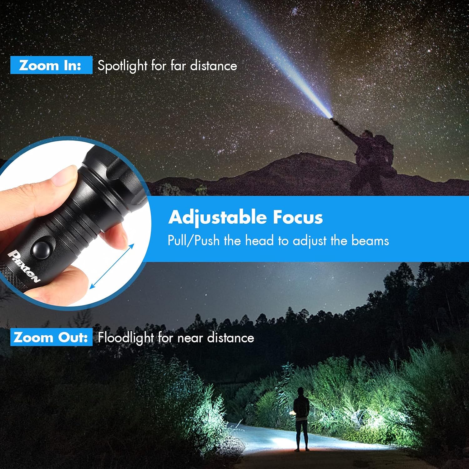 Thumbnail 5 de PHIXTON Rechargeable LED Flashlight 1,000 lm 🔦