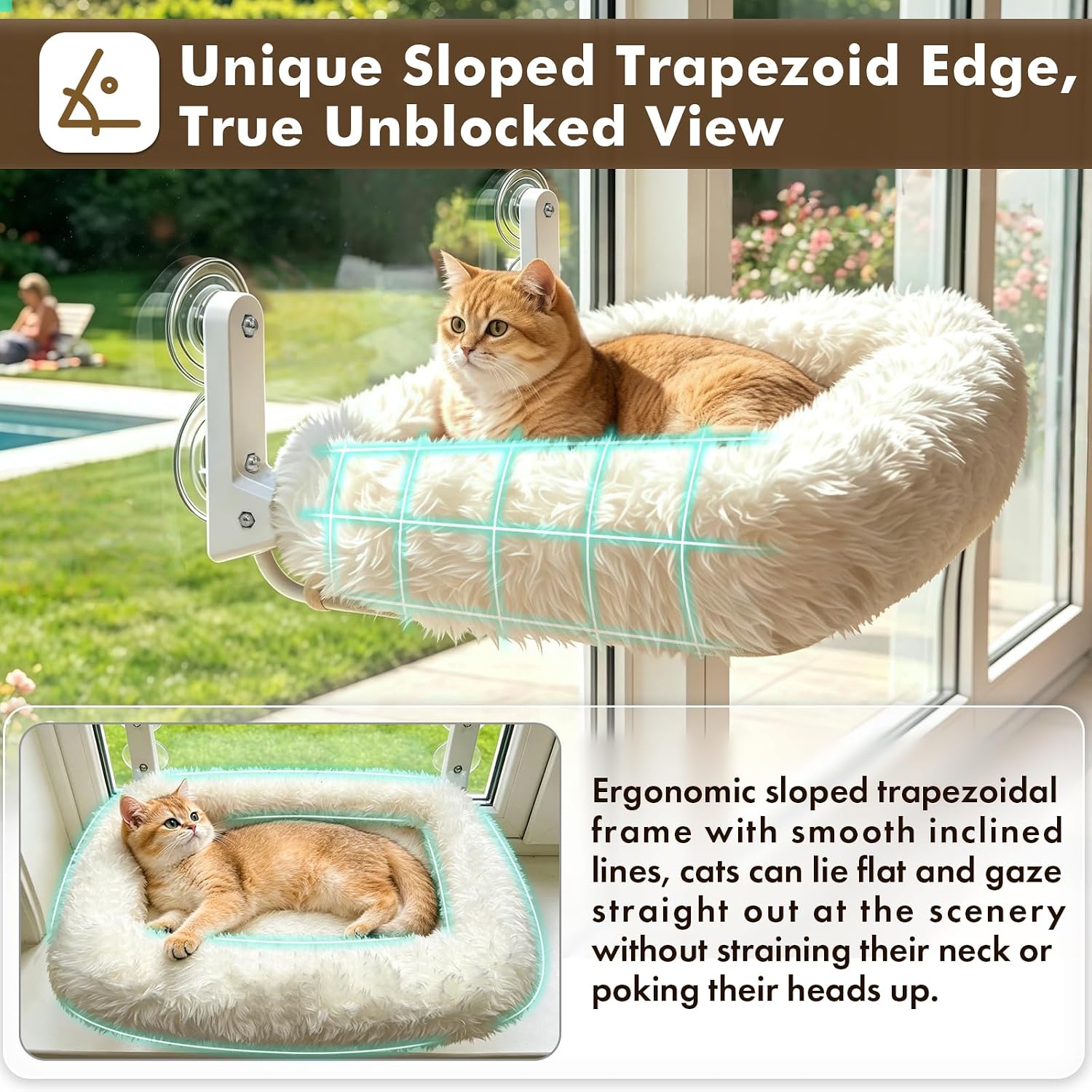 Detalle de Zoratoo Cat Window Perch, Large