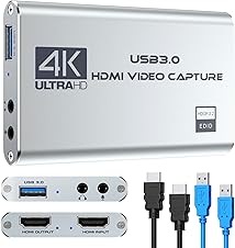 Rybozen 4K HDMI Capture Card for Streaming