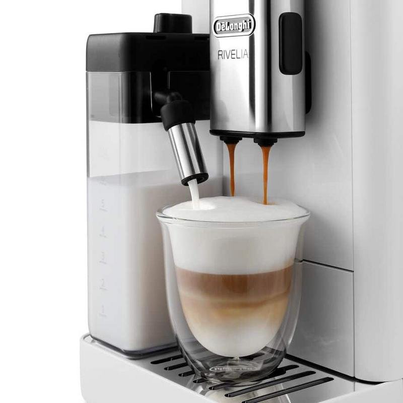 Thumbnail 2 de DeLonghi Rivelia EXAM440.55.W cafetera espresso superautomática con molinillo integrado y 19 bares